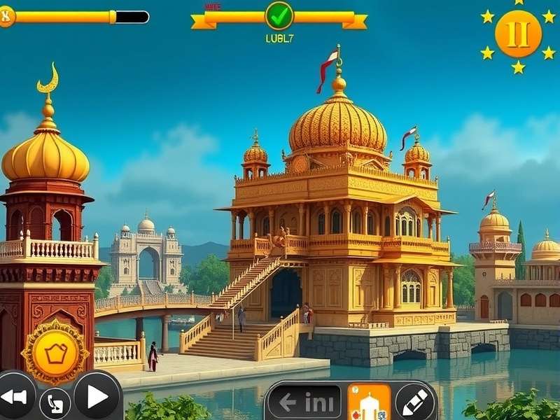 Golden Temple Escape Adventure gameplay screenshot