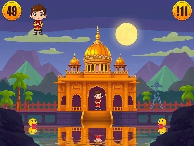 Golden Temple Escape Adventure level design